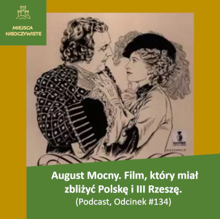 Czarno-białe kadry, filmowa taśma, sylwetka monarchy i kamera z lat 30. XX wieku – wizualna podróż do czasów, gdy „August Mocny” miał połączyć narody.